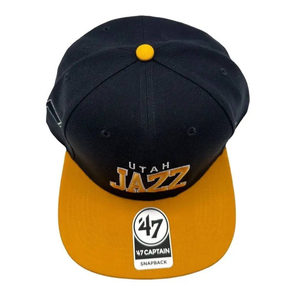 NWT 47 Brand Captain‎ Utah Jazz NBA Basketball Snapback Adjustable Hat Cap